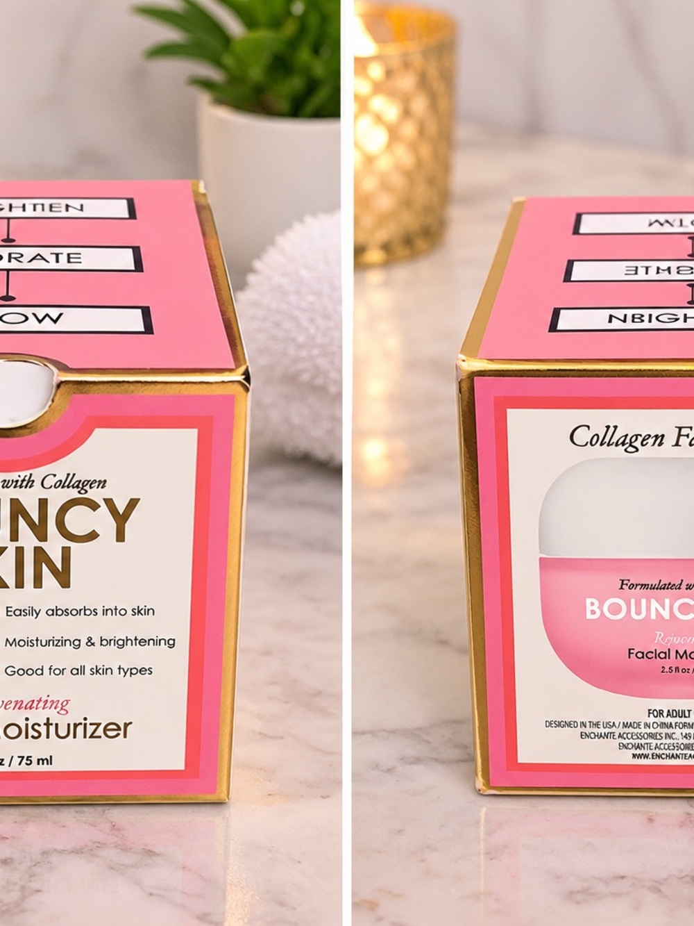 Bounce Facial Moisturizer - Pink - (Brand: )